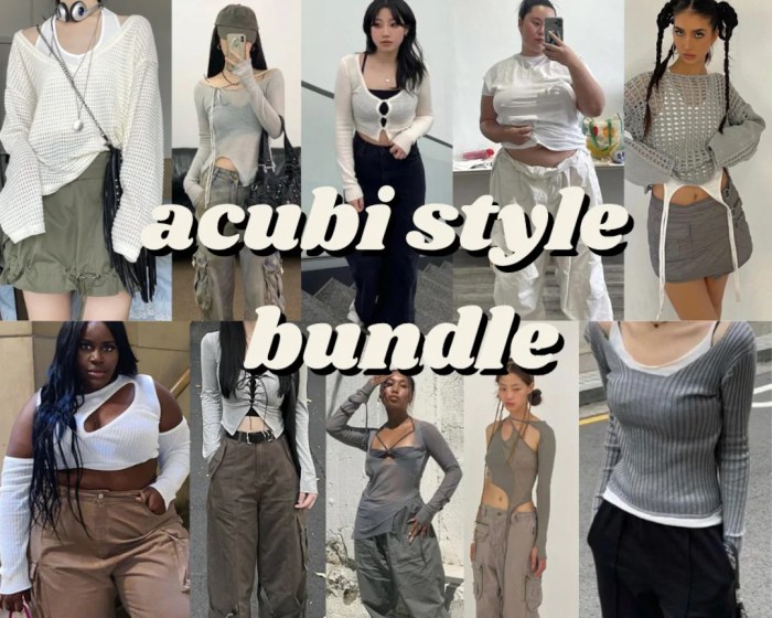 Acubi fashion for men